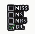 Pin de lista de verificación