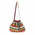 Bolso de crochet multicolor boho