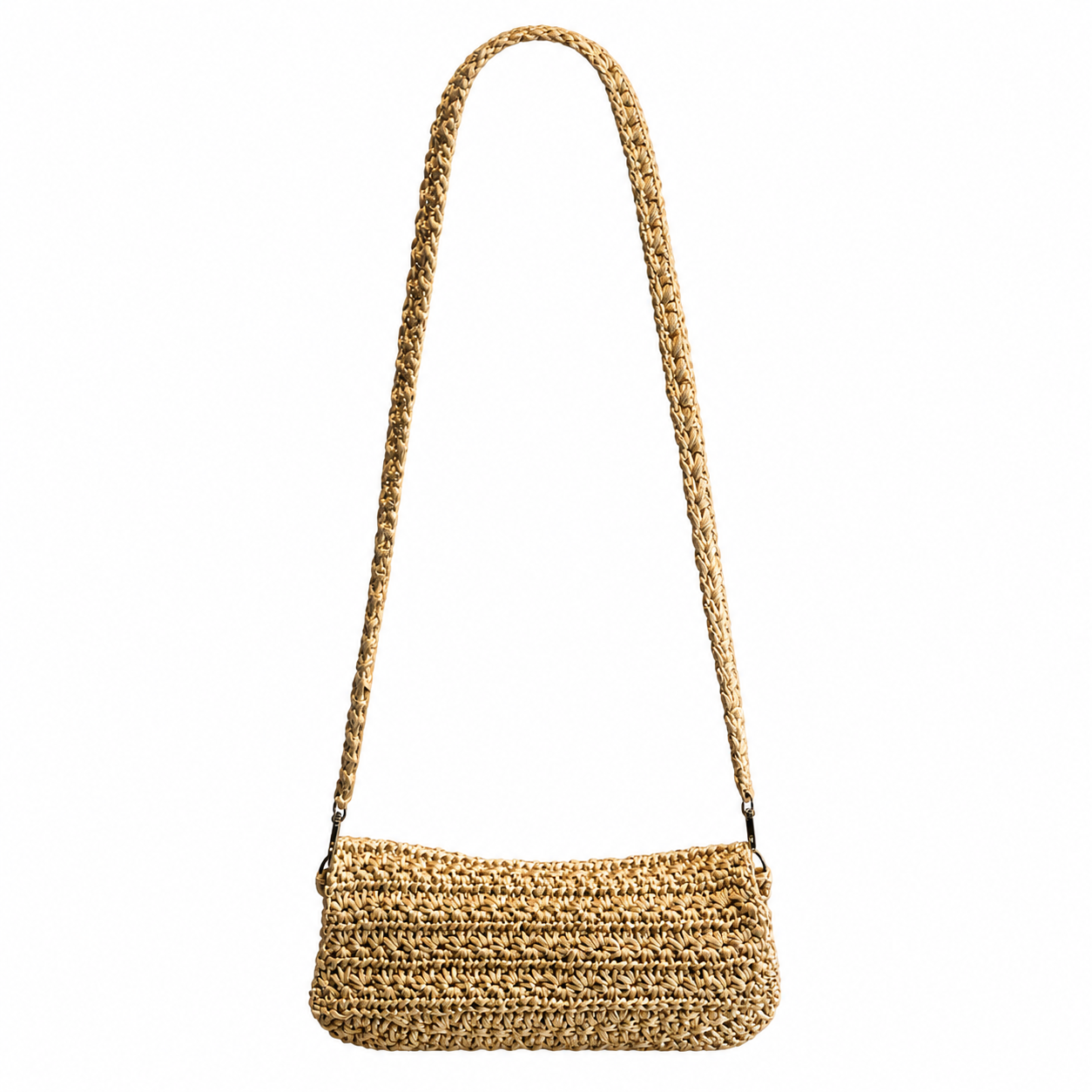 Bolso de crochet delgado