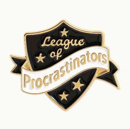 Pin de la Liga de Procrastinadores