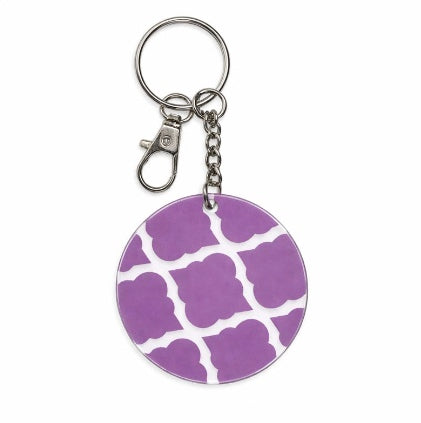 Llavero morado claro
