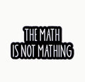 Pin de matemáticas