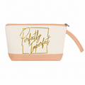 Estuche de lona rosa