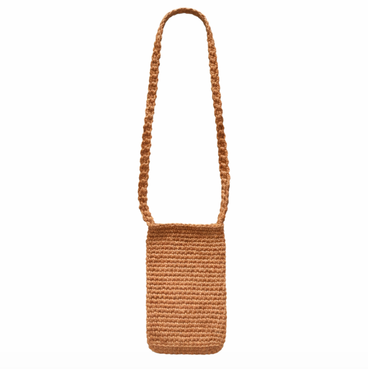 Bolso de crochet marrón