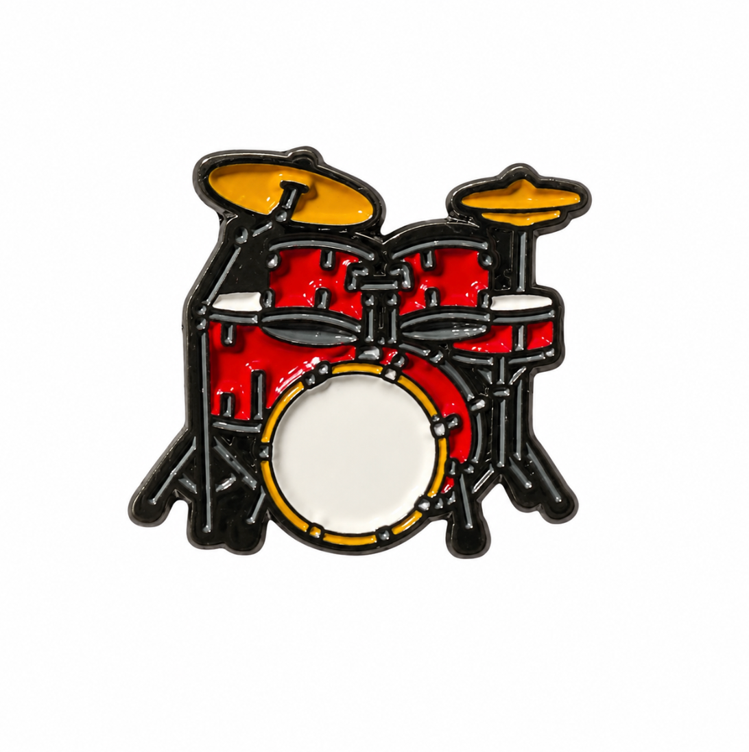 Pin de batería roja