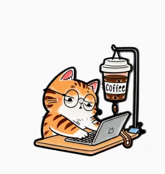 Pin Gato Cafetero