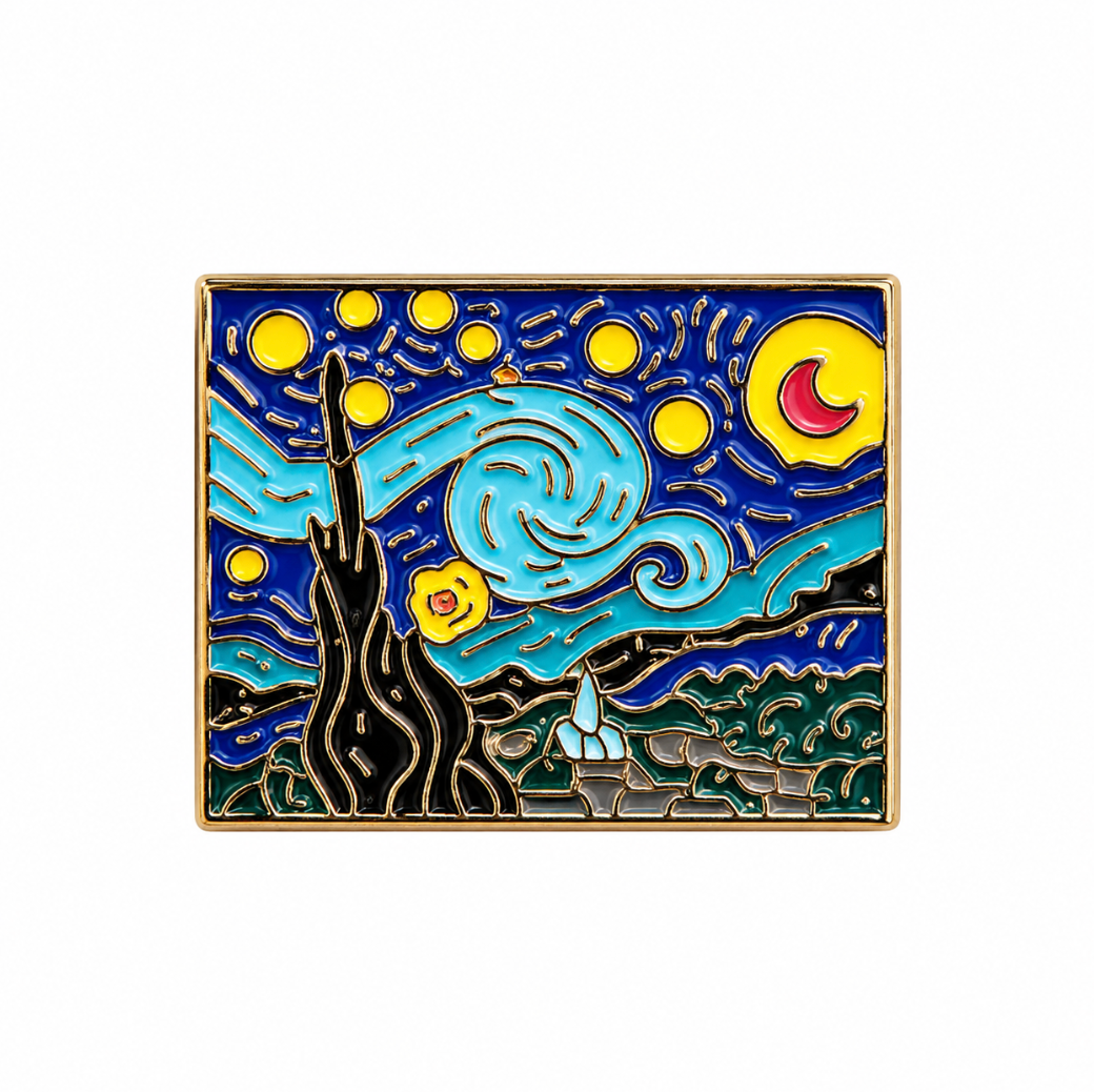 Pin Noche Estrellada