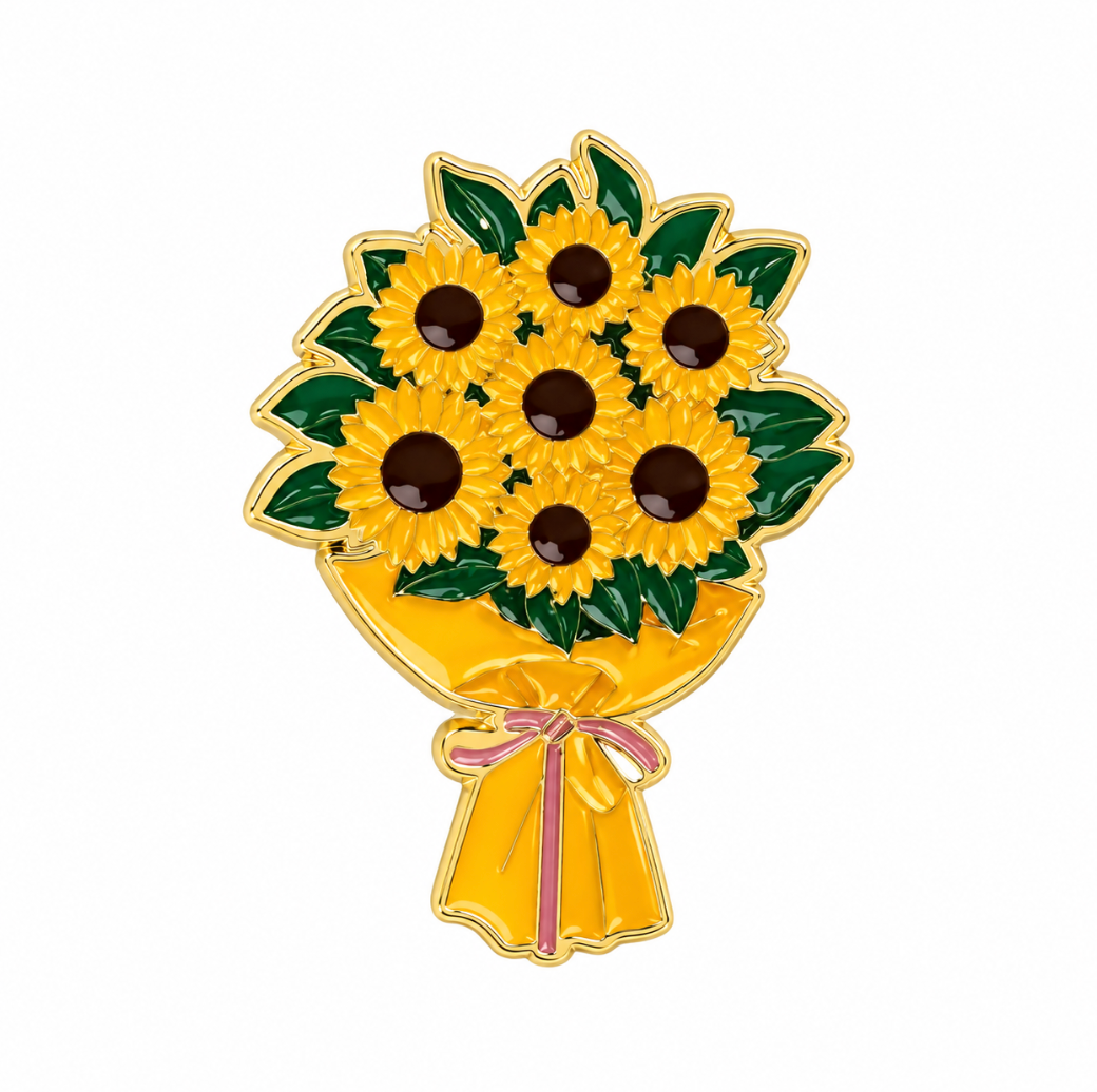 Pin de girasol