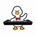 Pin de pato al piano
