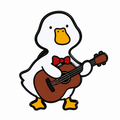Guitar Duck pin