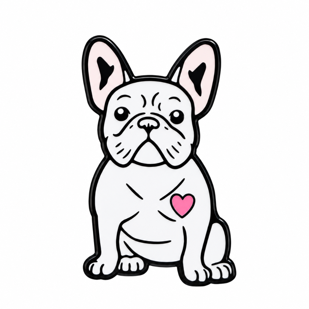 French Bulldog pin