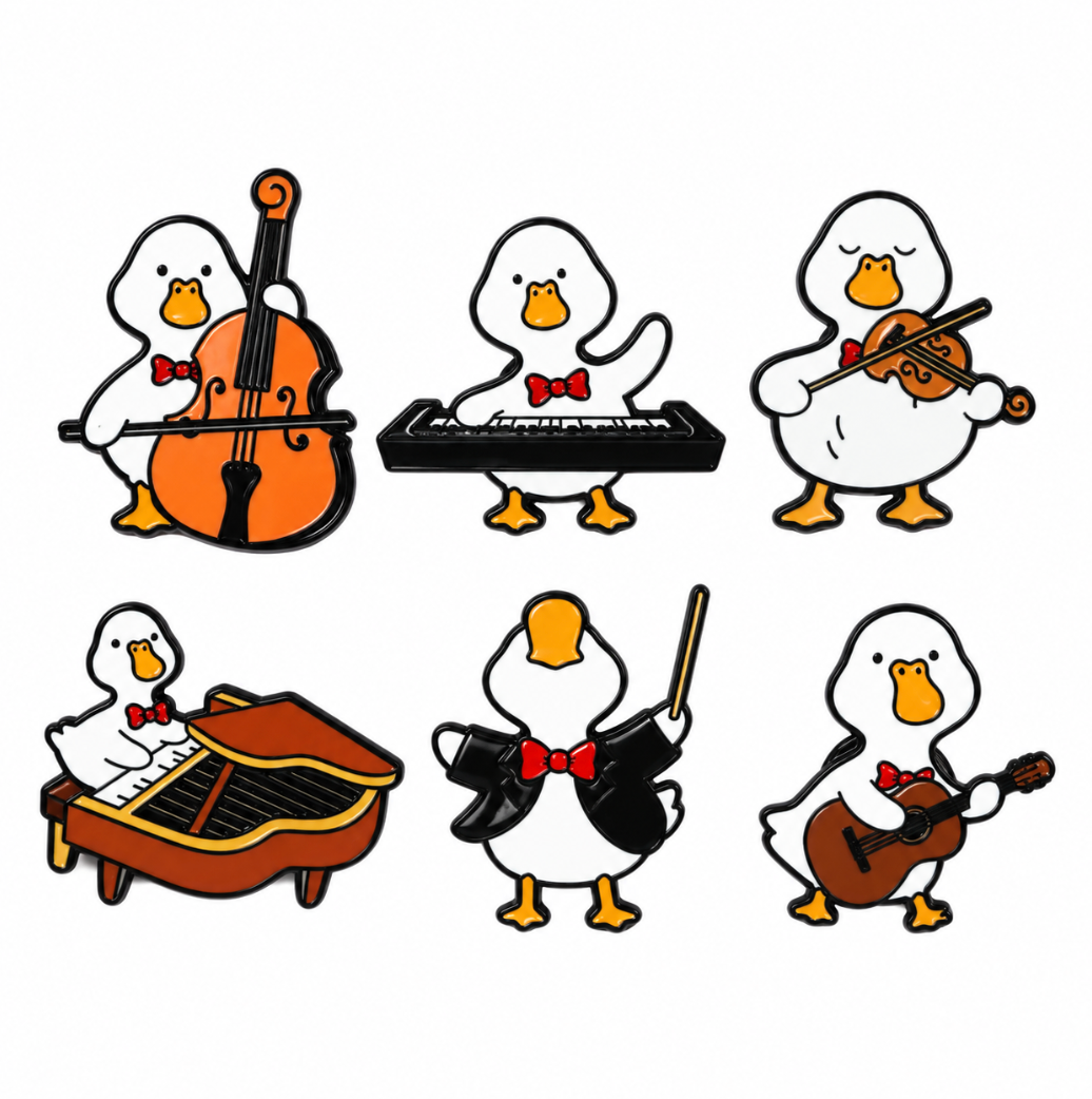 Pines musicales de pato