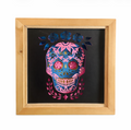 Cuadro de calavera mexicana