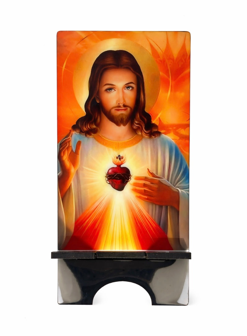 Soporte para teléfono del Sagrado Corazón