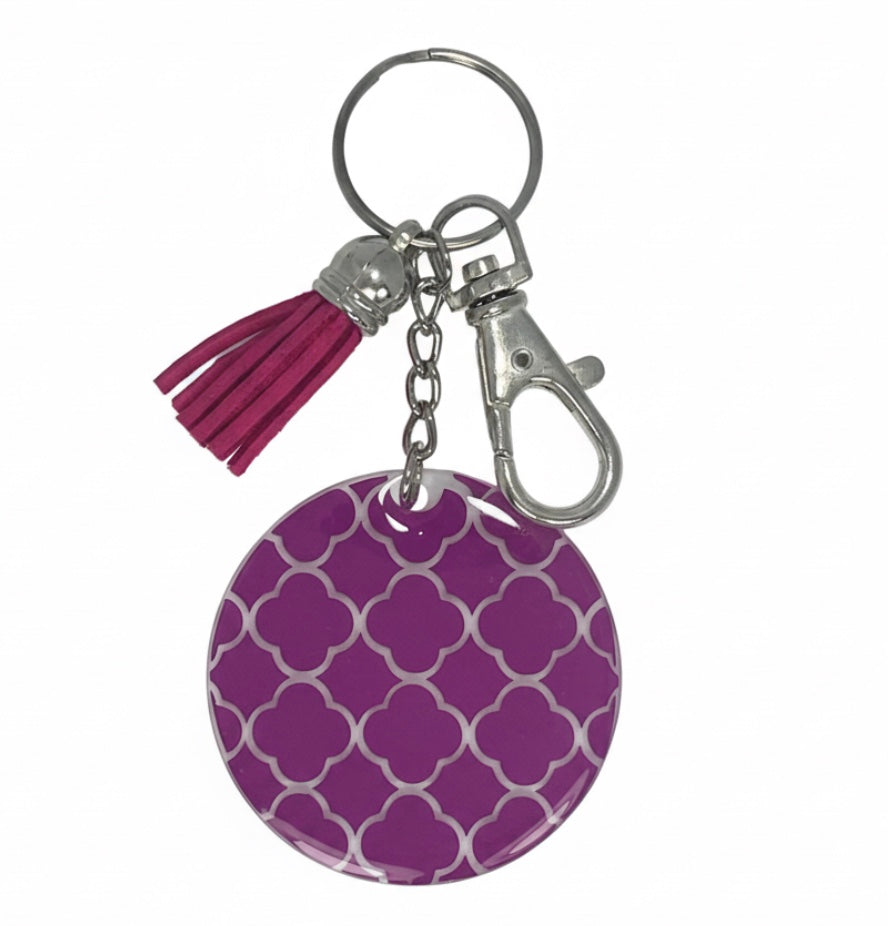 Llavero morado